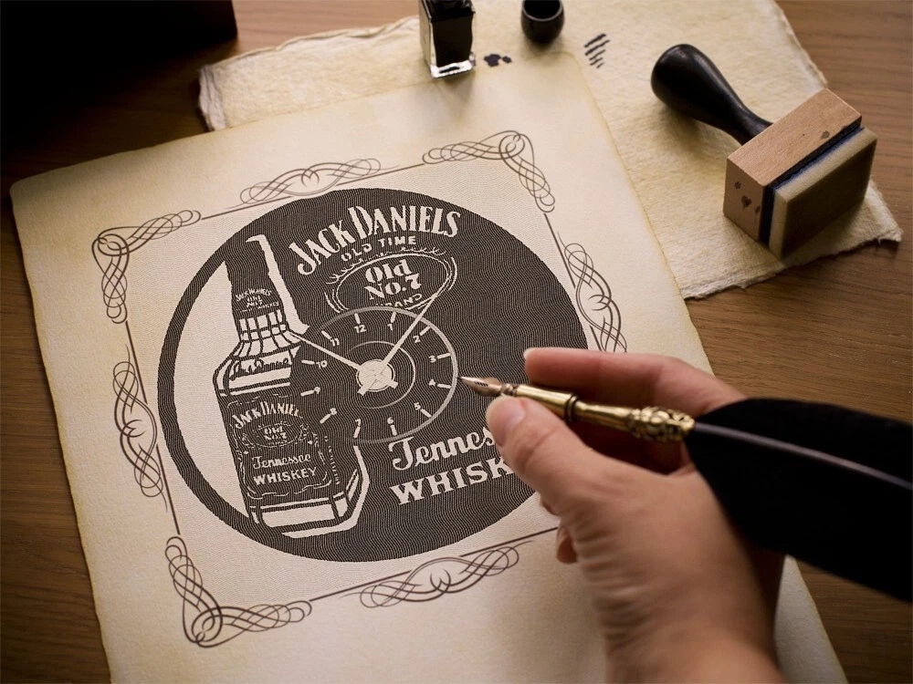 Orologio in vinile da parete JACK DANIELS Tennesse Whiskey LP33 - immagine 2